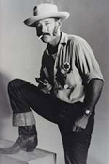 My Dad John Gibson dressed in his